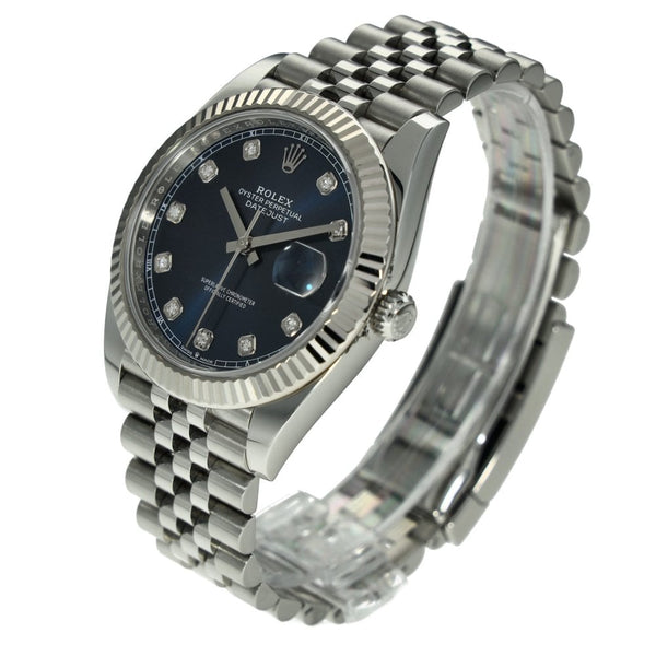 Datejust 41 126334 – Blue Diamond Dial – 2023
