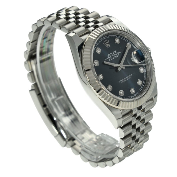 Datejust 41 126334 – Blue Diamond Dial – 2023