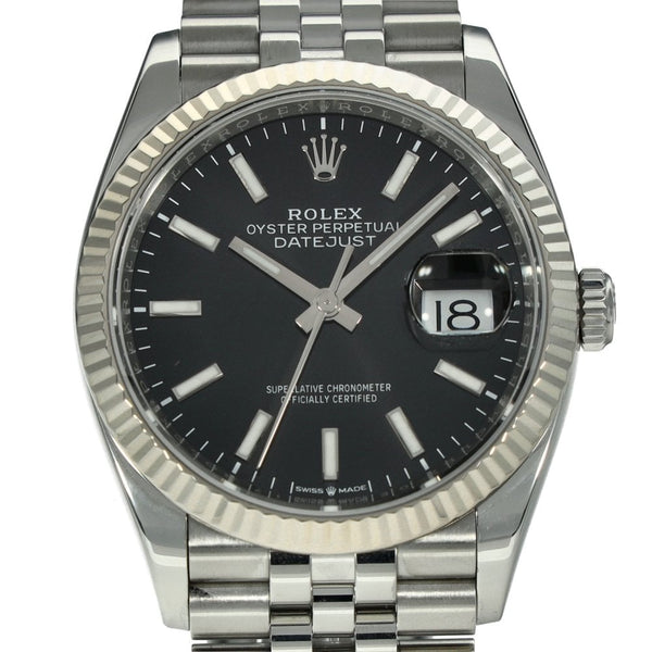 Datejust 36 126234 - Black Baton Dial - 2019