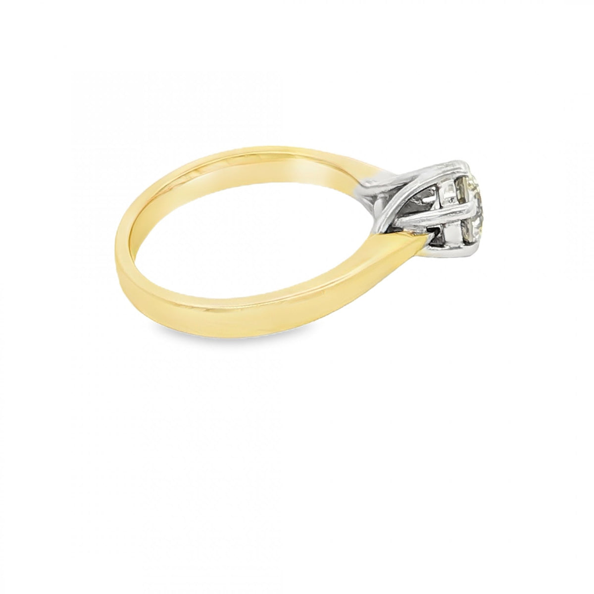 18ct Yellow Gold Diamond Engagement Ring - Size I½ - 0.50ct