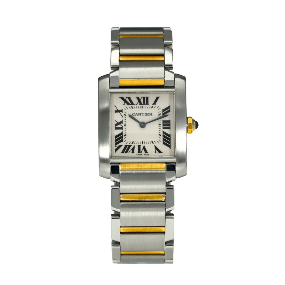 Tank Française 2301 - Cream Roman Dial - Steel & Gold - 2000