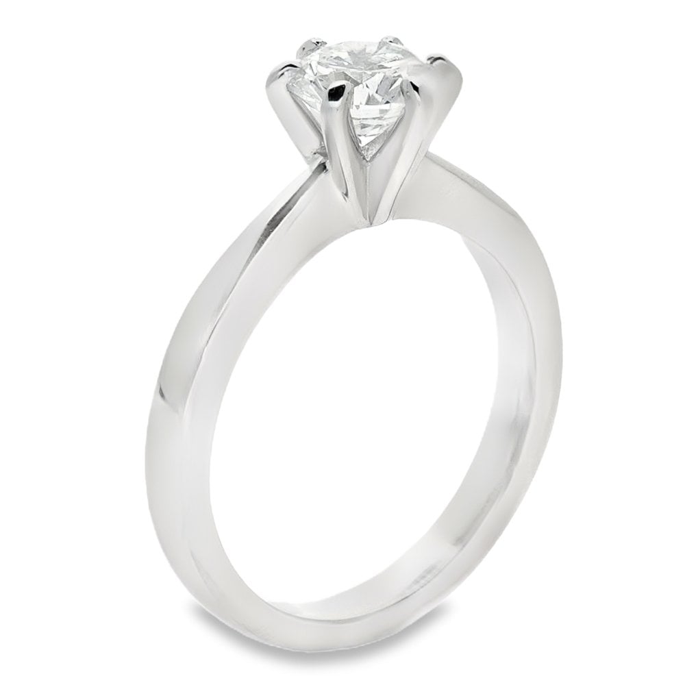 950 Platinum Diamond Engagement Ring - Size M½ - 1.00ct