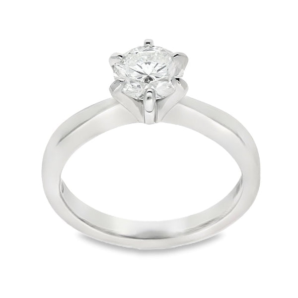 950 Platinum Diamond Engagement Ring - Size M½ - 1.00ct