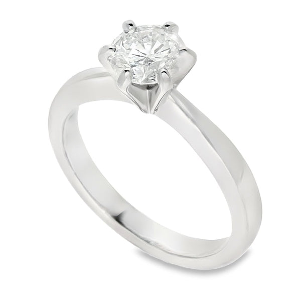 950 Platinum Diamond Engagement Ring - Size M½ - 1.00ct
