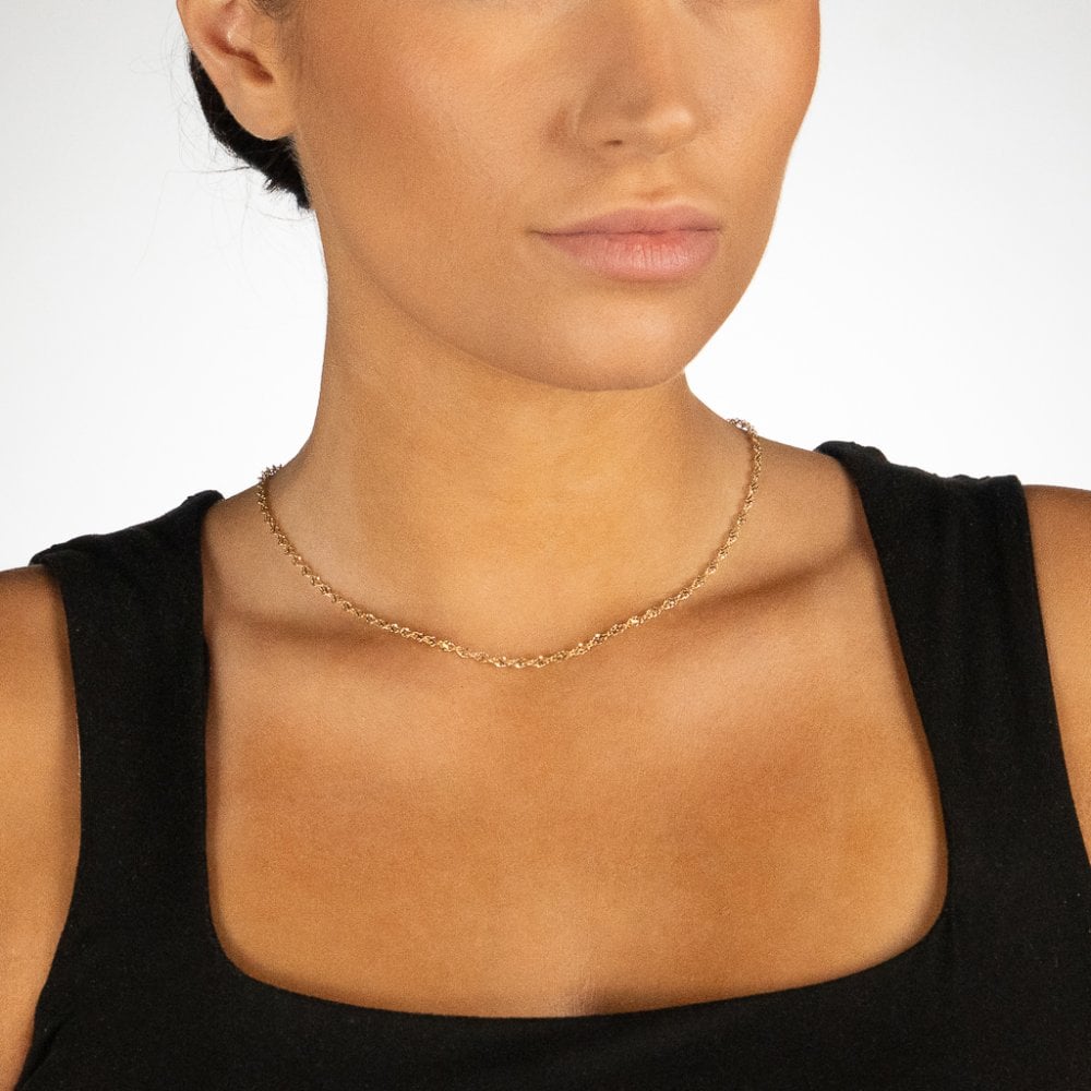 9ct Yellow Gold Prince of Wales Chain - 18" - 3.7g