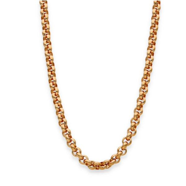 9ct Rose Gold Heavy Albert Style Chain - 28" - 57.2g