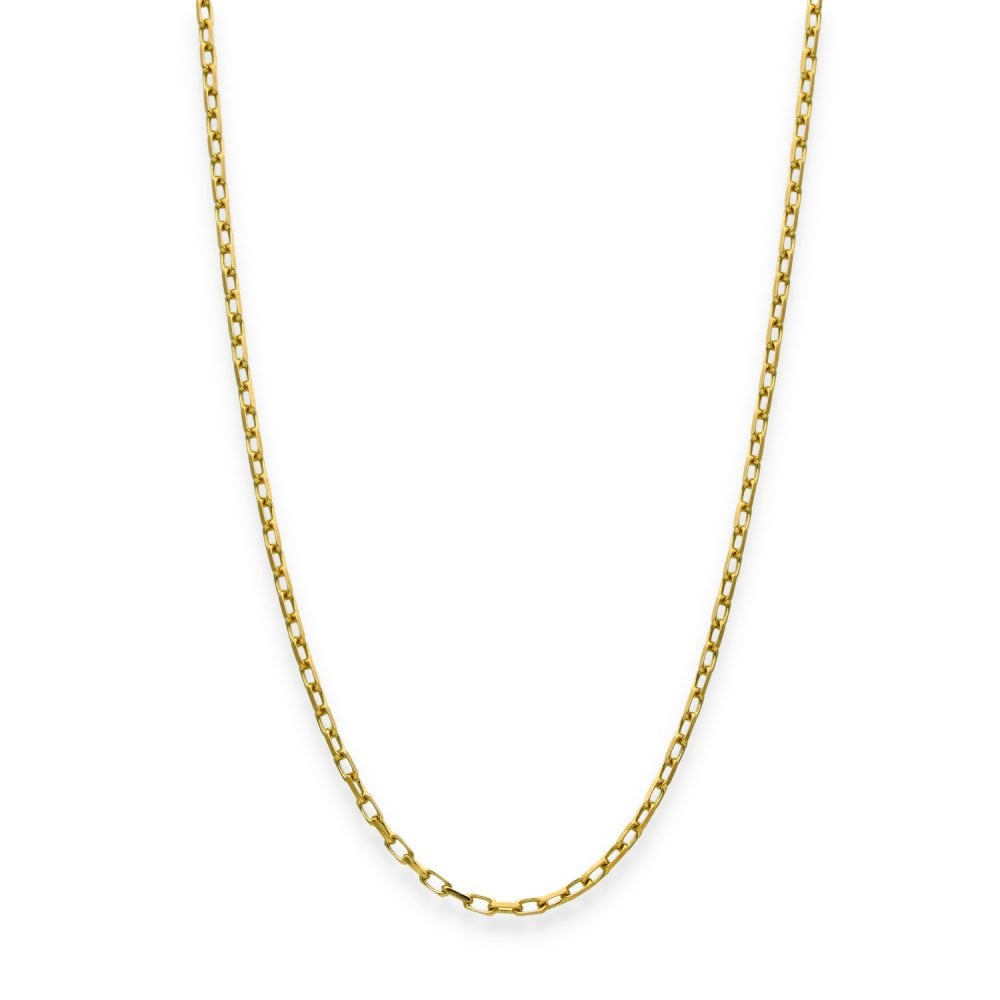 9ct Yellow Gold Trace Chain - 19" - 4.3g
