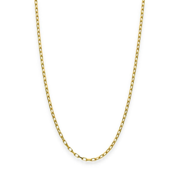 9ct Yellow Gold Trace Chain - 19" - 4.3g