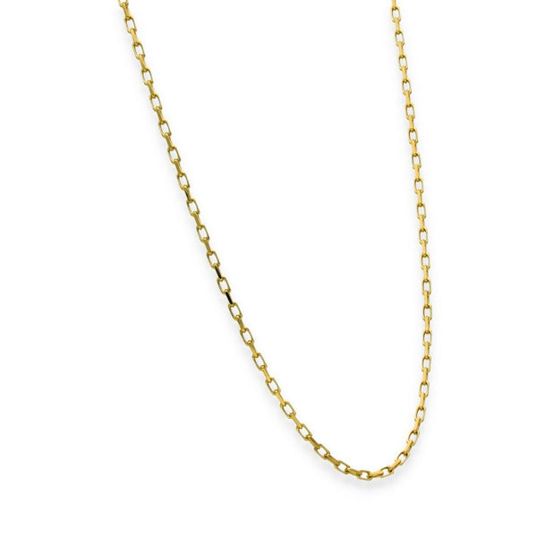 9ct Yellow Gold Trace Chain - 19" - 4.3g