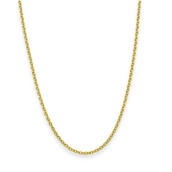9ct Yellow Gold File Trace Chain - 18" - 4.1g