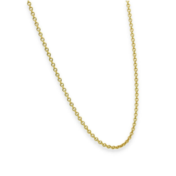 9ct Yellow Gold File Trace Chain - 18" - 4.1g