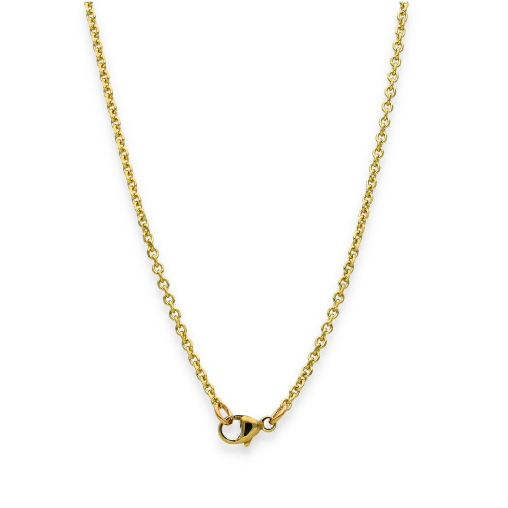 9ct Yellow Gold File Trace Chain - 18" - 4.1g