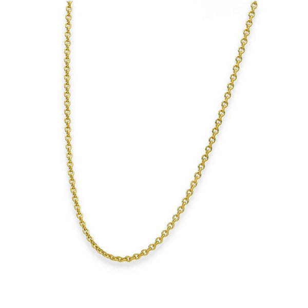 9ct Yellow Gold File Trace Chain - 18" - 4.1g