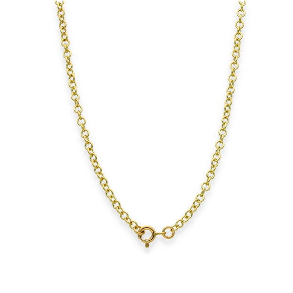 9ct Yellow Gold Round Trace Chain - 18" - 5.5g