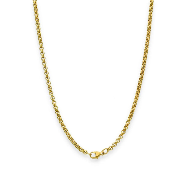 9ct Yellow Gold Closed Belcher Chain - 24" - 10.4g