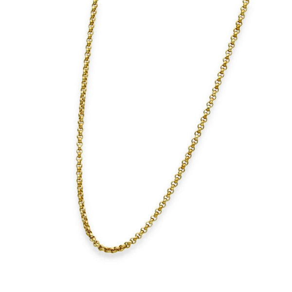 9ct Yellow Gold Closed Belcher Chain - 24" - 10.4g