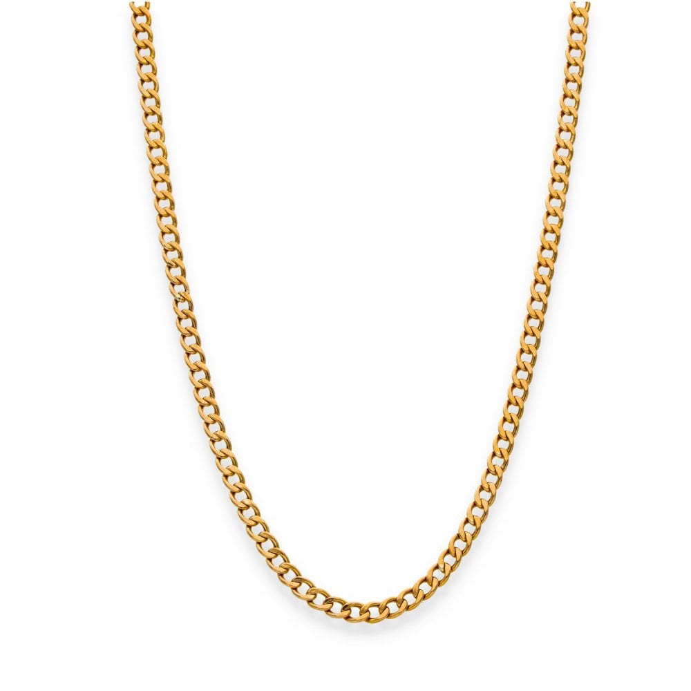 9ct Yellow Gold Fine Trace Chain - 18" - 3.6g