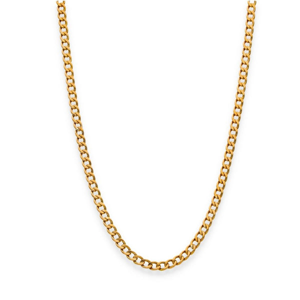 9ct Yellow Gold Fine Trace Chain - 18" - 3.6g