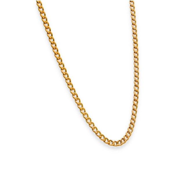 9ct Yellow Gold Fine Trace Chain - 18" - 3.6g