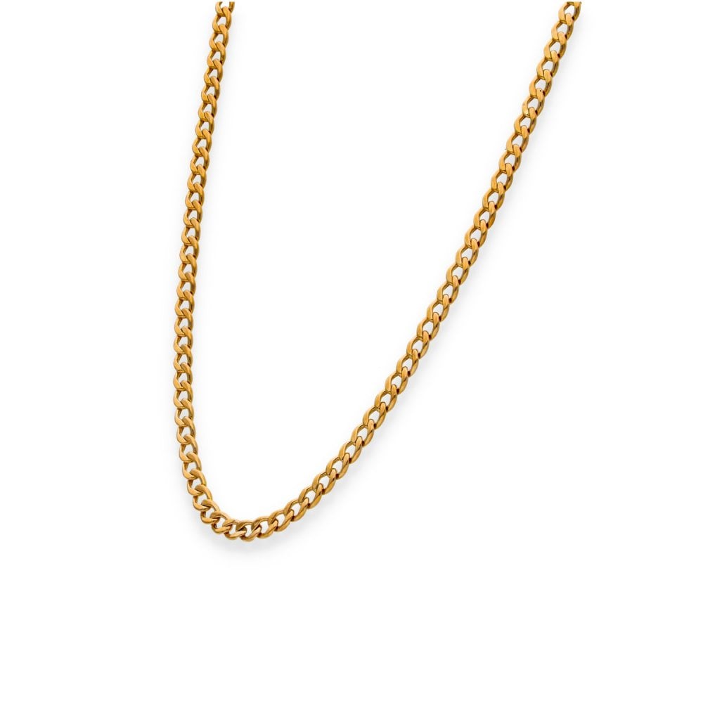 9ct Yellow Gold Fine Trace Chain - 18" - 3.6g