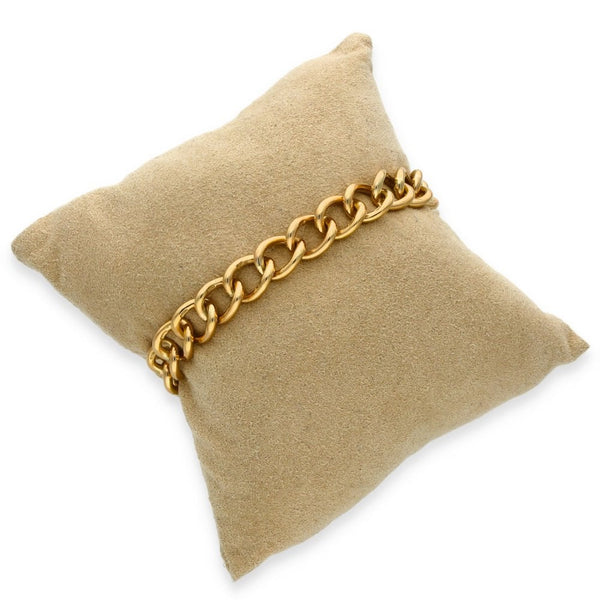 9ct Yellow Gold Curb Bracelet - 17.5cm - 31.1g