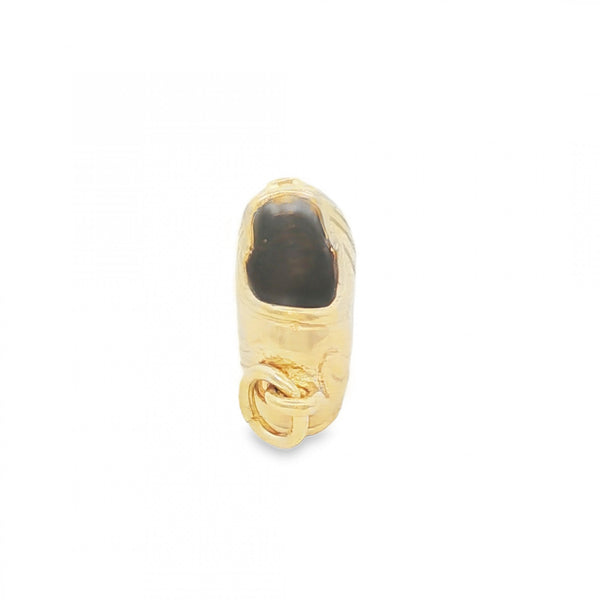9ct Yellow Gold Football Boot Charm - 25x12x7mm - 4.3g