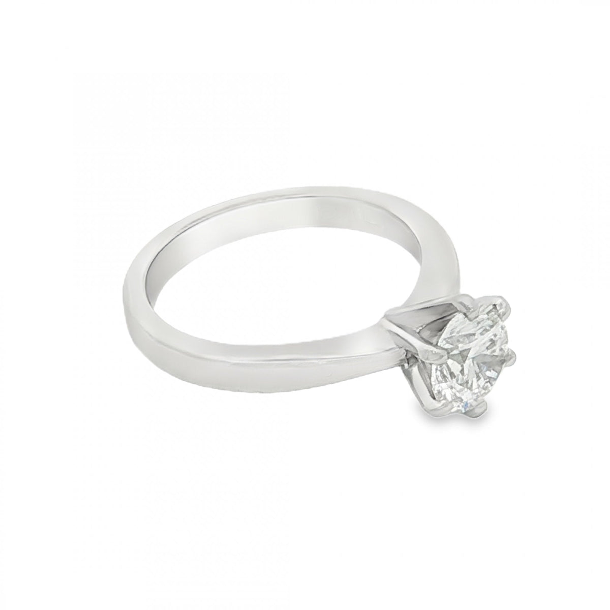 950 Platinum Diamond Engagement Ring - Size N - 1.16ct