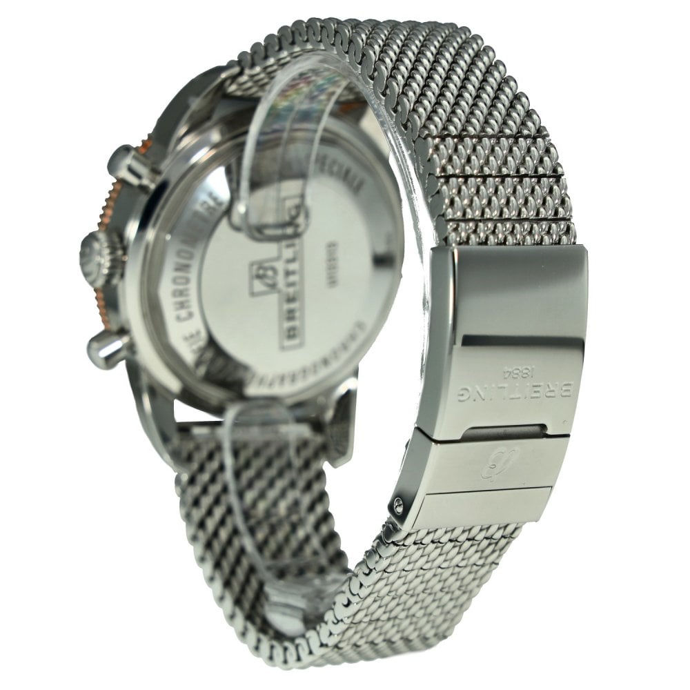 Superocean U13313 - Black Chronograph Dial - 2022