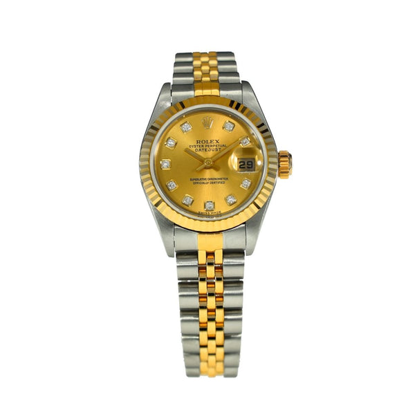 Lady-Datejust 79173 – Champagne Diamond Dial – 2004