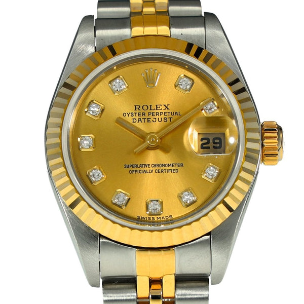 Lady-Datejust 79173 – Champagne Diamond Dial – 2004