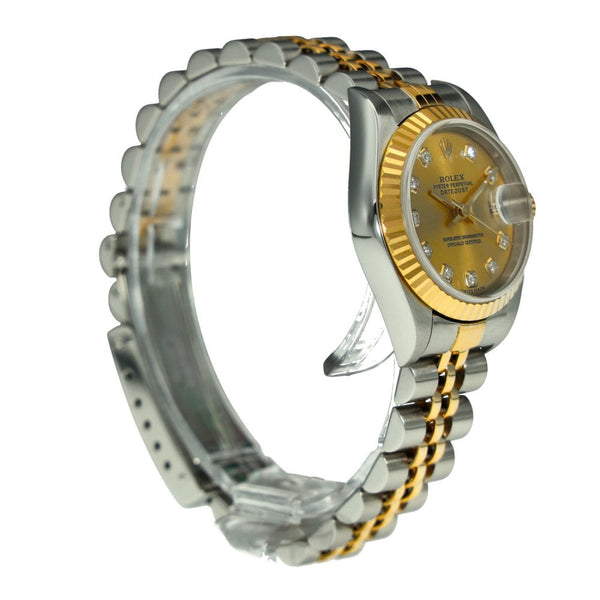 Lady-Datejust 79173 – Champagne Diamond Dial – 2004
