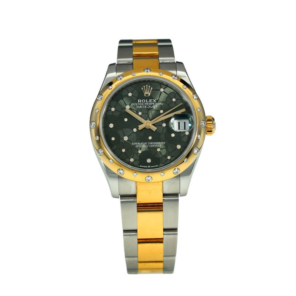 Datejust 31 278343RBR – Green Floral Diamond Dial – 2023
