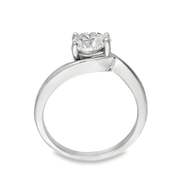 Ladies 18ct White Gold Diamond Engagement Ring - 1.00ct