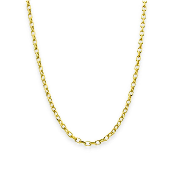 9ct Yellow Gold Diamond-Cut Belcher Chain - 20" - 5.3g
