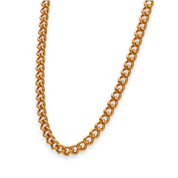 9ct Rose Gold Albert Chain - 25" - 46.9g