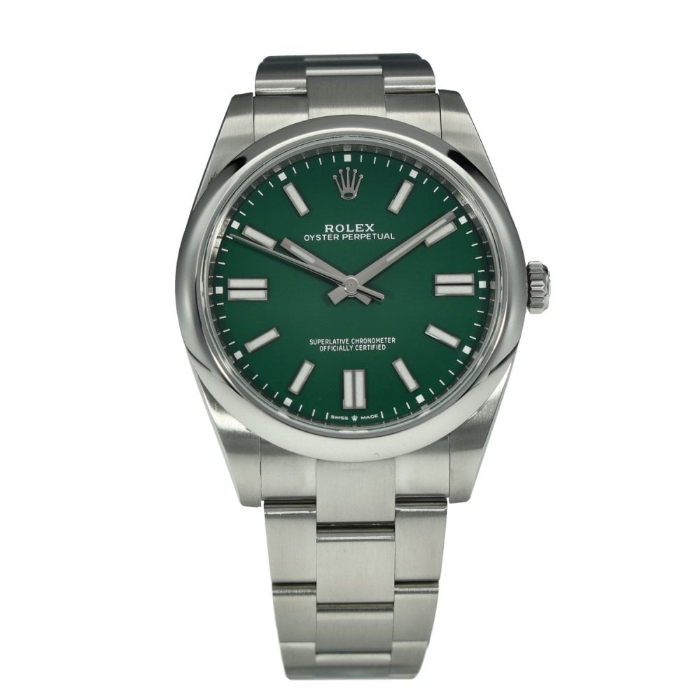 Oyster Perpetual 124300 - Green Dial - 2021