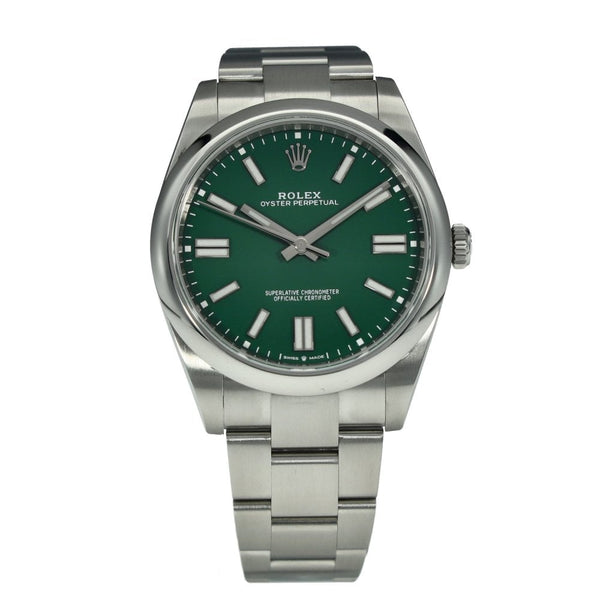 Oyster Perpetual 124300 - Green Dial - 2021