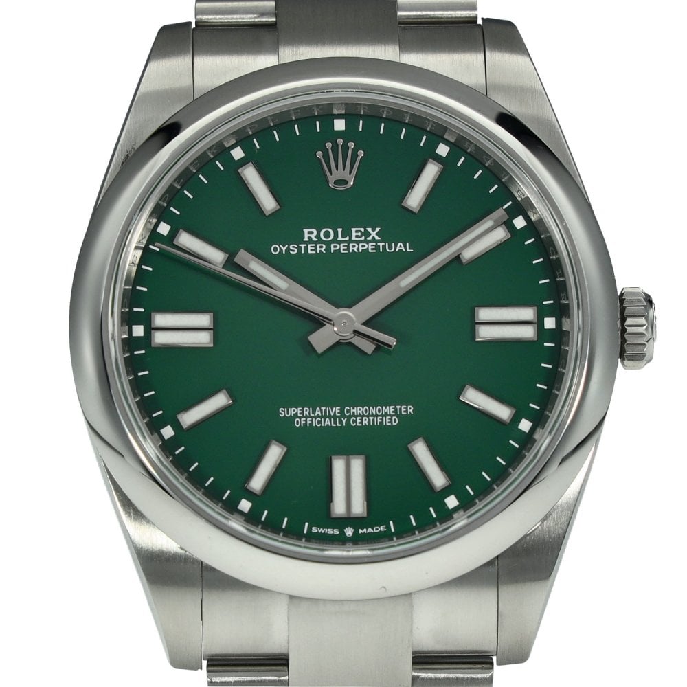 Oyster Perpetual 124300 - Green Dial - 2021