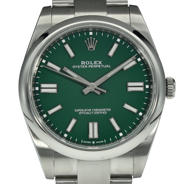 Oyster Perpetual 124300 - Green Dial - 2021