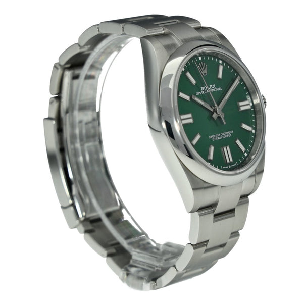 Oyster Perpetual 124300 - Green Dial - 2021