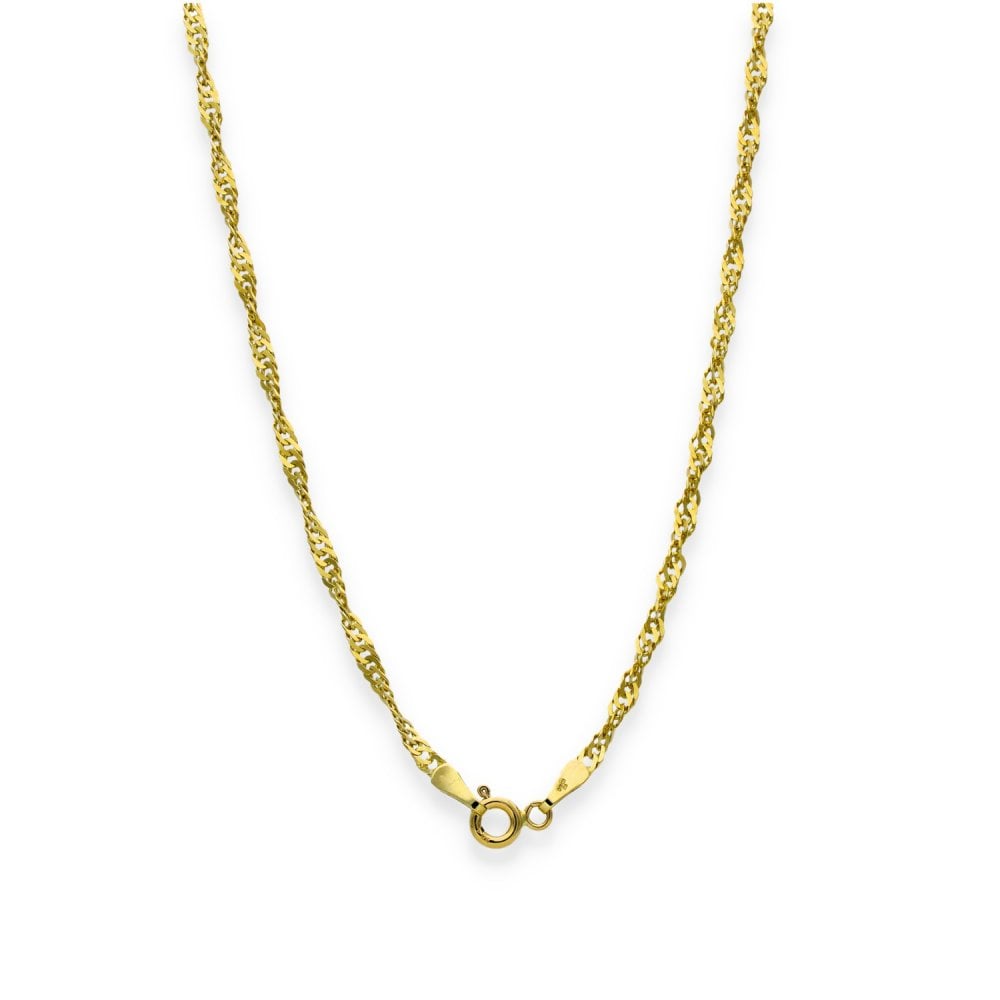 9ct Yellow Gold St. Christopher Pendant & Necklace - 18" - 6.4g
