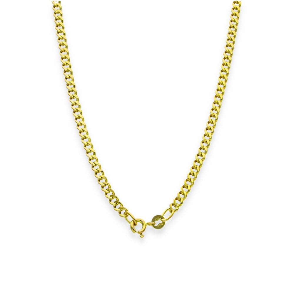 9ct Yellow Gold Fine Curb Chain - 24" - 5.4g
