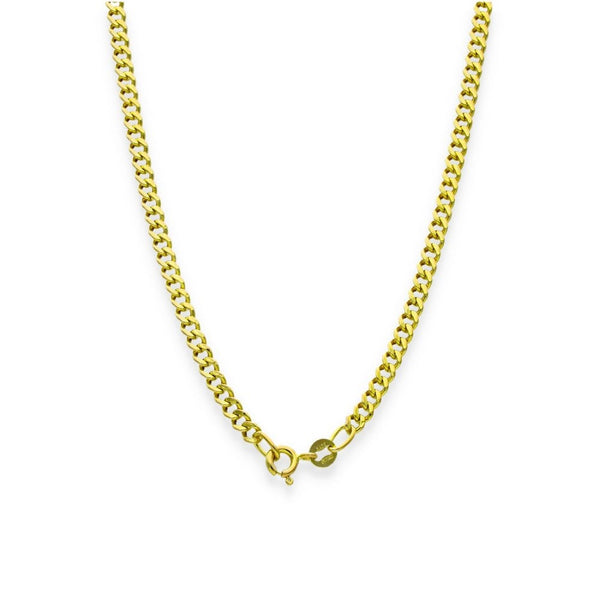 9ct Yellow Gold Fine Curb Chain - 24" - 5.4g