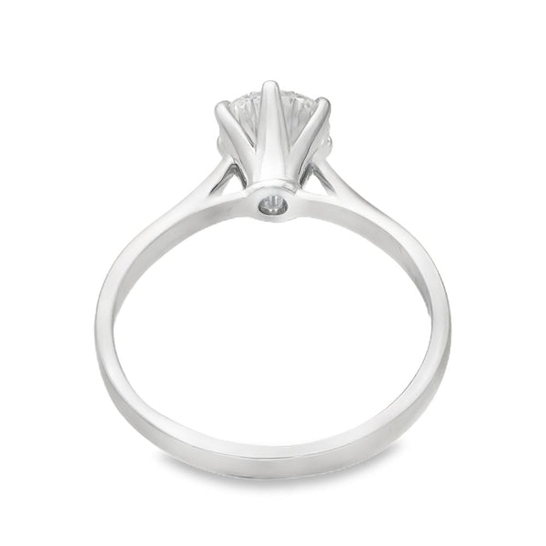 950 Platinum Diamond Engagement Ring - Size O - 1.03ct