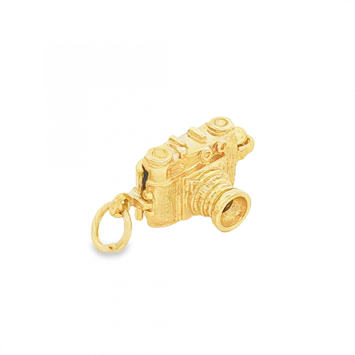 9ct Yellow Gold Hinged Photography Camera Charm -20x9x10mm -3.3g