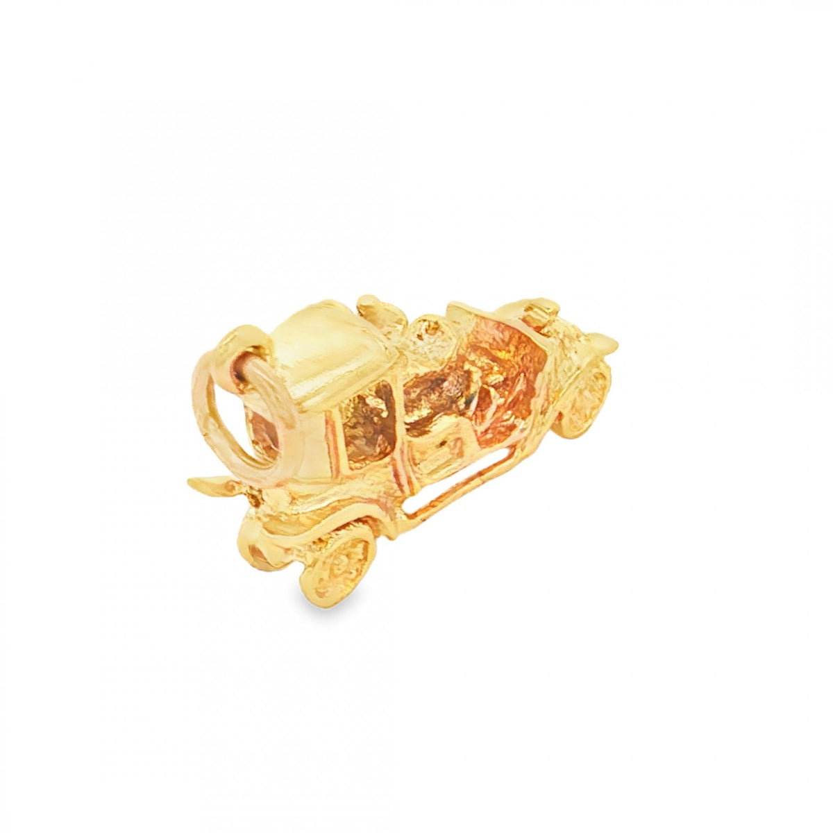 9ct Yellow Gold Vintage Car Charm - 20x15x5mm - 2.8g