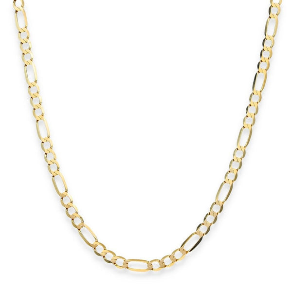 9ct Yellow Gold Figaro Chain - 19" - 7.6g