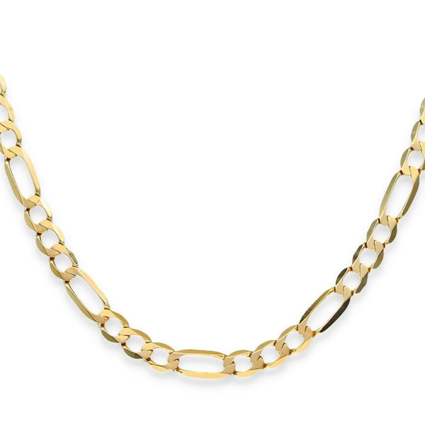 9ct Yellow Gold Figaro Chain - 19" - 7.6g