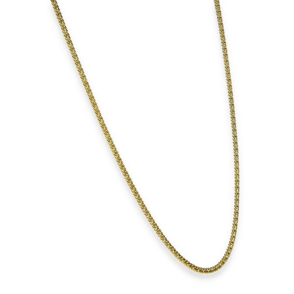 9ct Yellow Gold Double Curb Chain - 18" - 6.0g