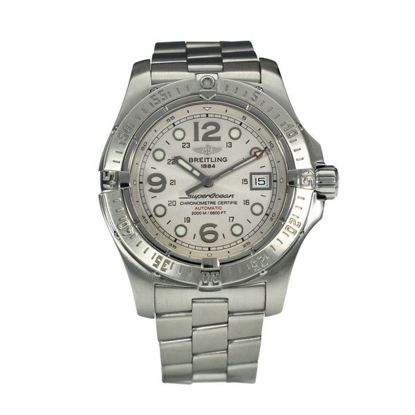 Superocean A17390 – Silver Concentric Dial – 2008